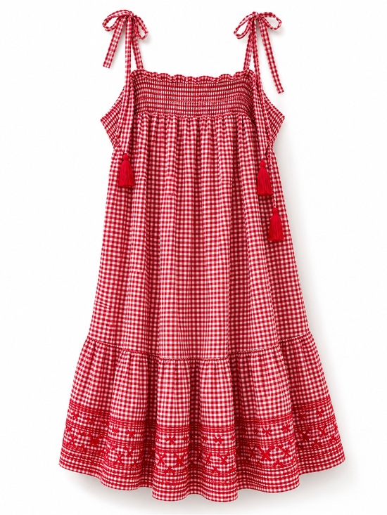 Old Navy Dresses & Skirts - Old Navy Red and White Gingham Dress